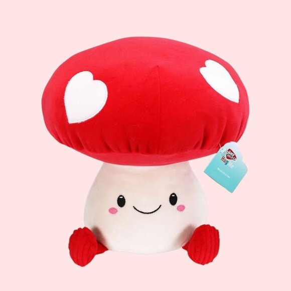 NWT Play Right Hug Me  Heart Mushroom 11" Fantasy Plush Gift Toy Valentine's Day - Picture 1 of 5